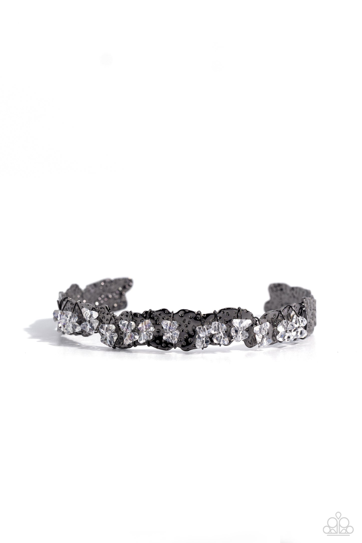 Enticingly Icy Black Bracelet - Jewelry by Bretta