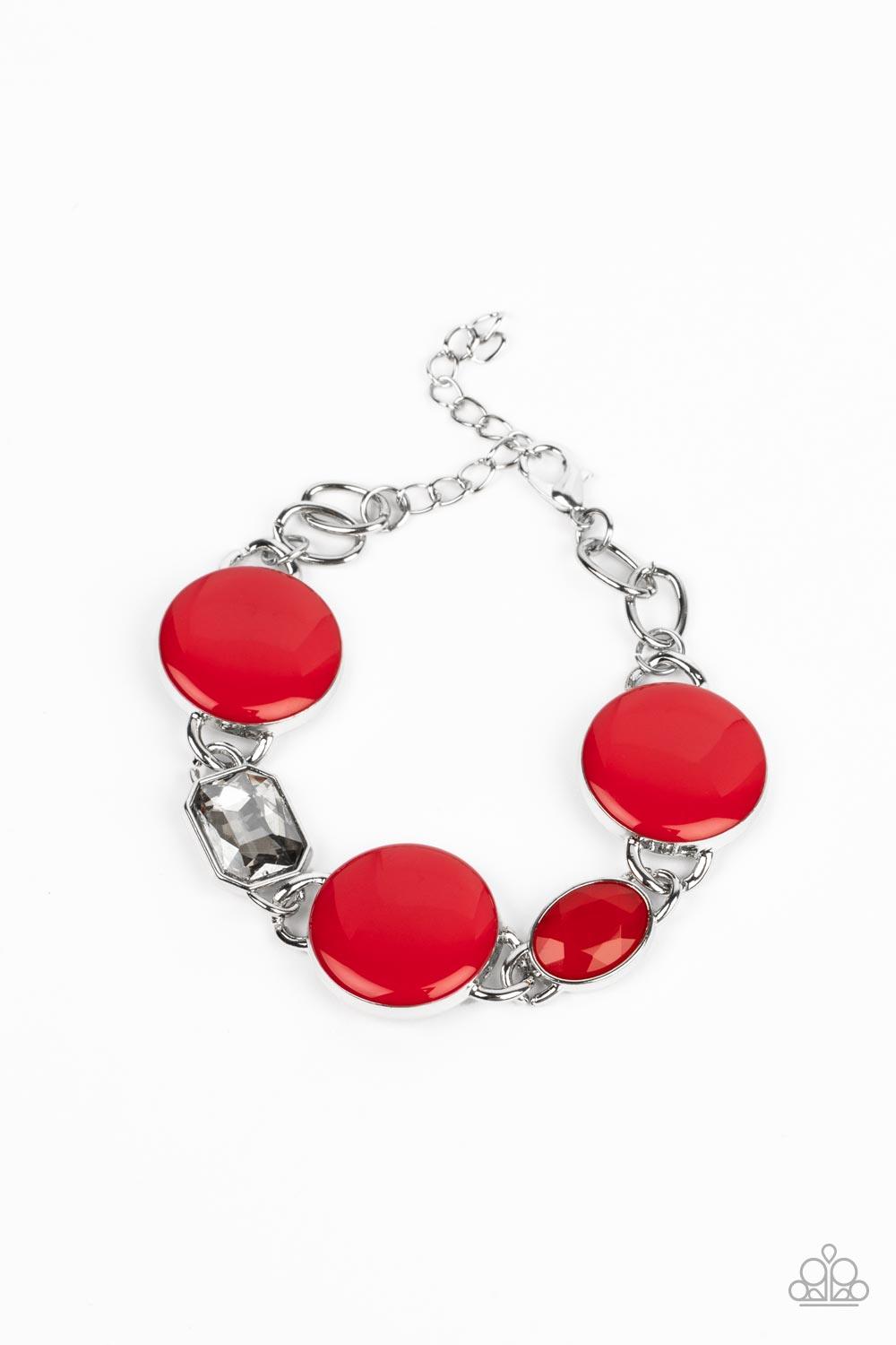 Dreamscape Dazzle Red Bracelet - Jewelry by Bretta