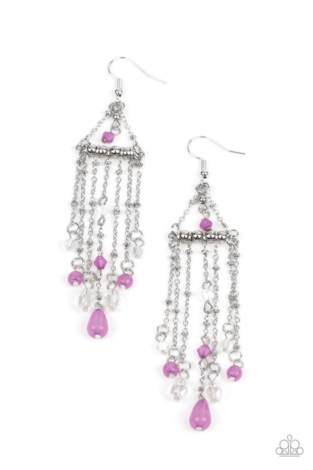 Marina Breeze Purple Earrings - Jewelry by Bretta