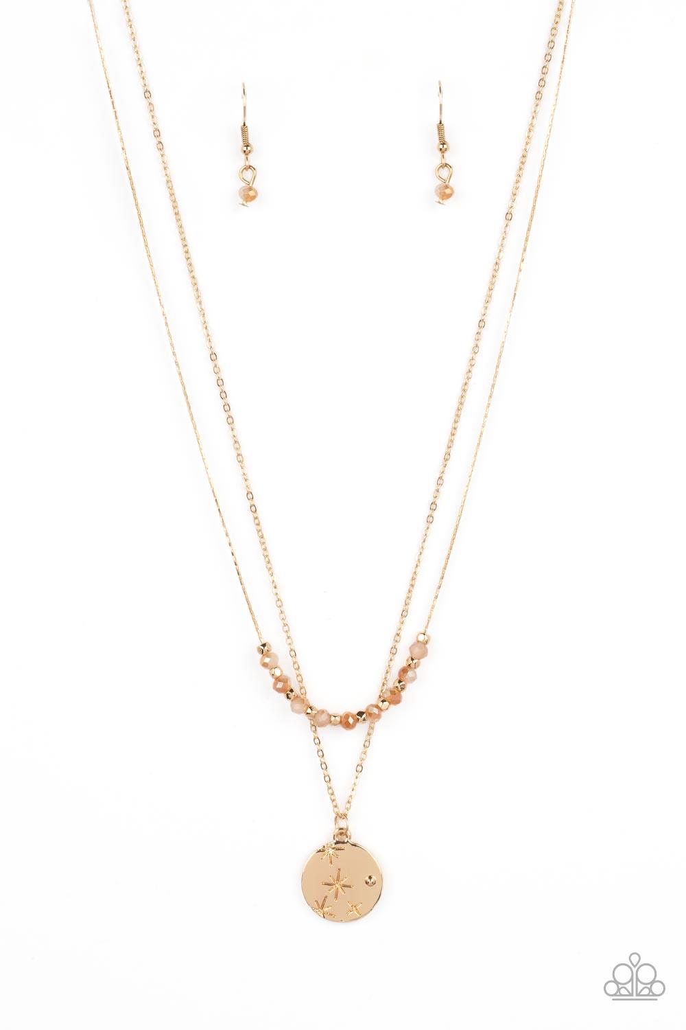 Stunning Supernova Gold Necklace - Jewelry by Bretta