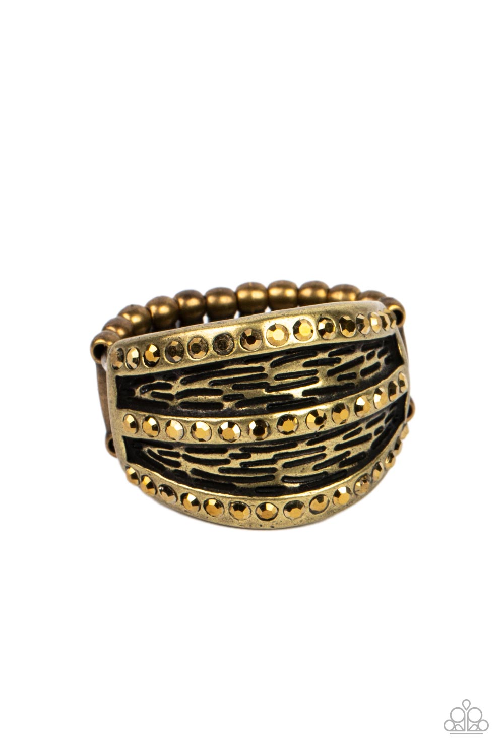 Stellar Stratosphere Brass Ring - Jewelry by Bretta