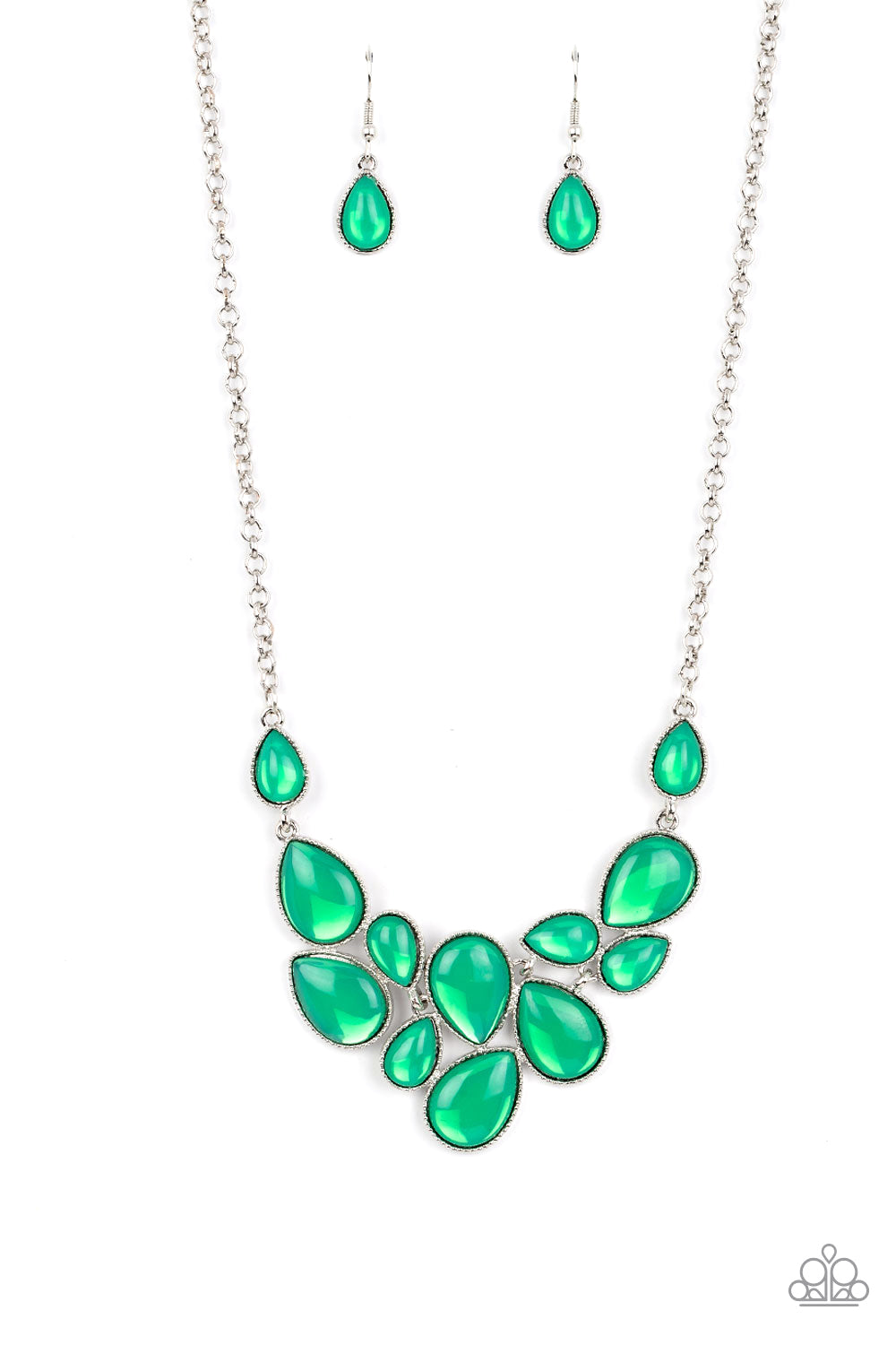 Keeps GLOWING and GLOWING Green Necklace - Jewelry by Bretta