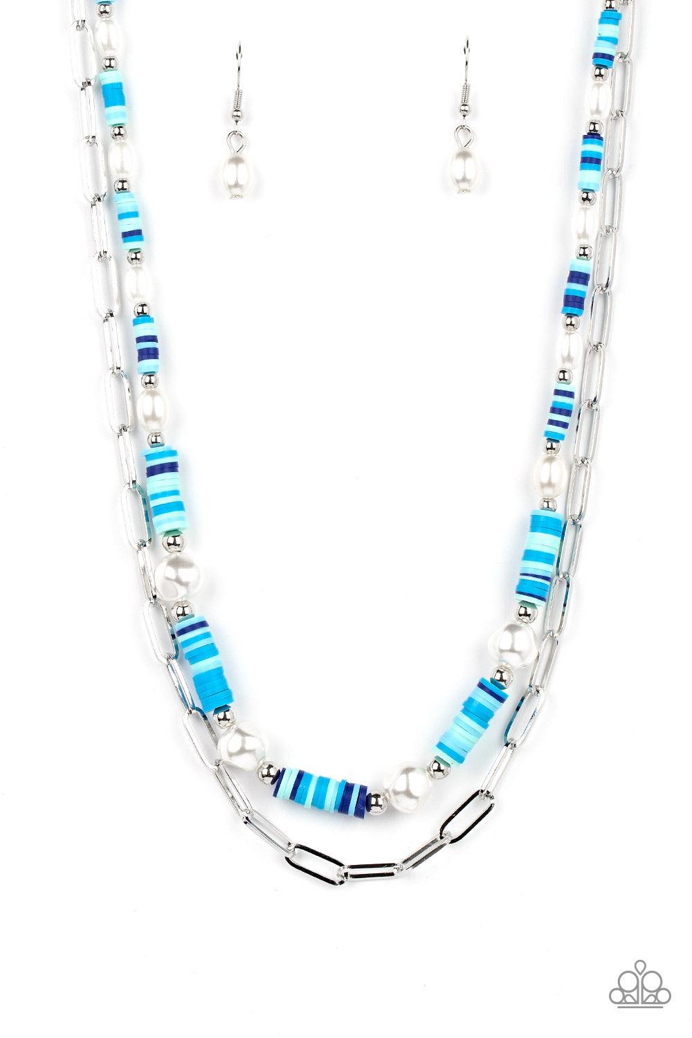 Tidal Trendsetter Blue Necklace - Jewelry by Bretta