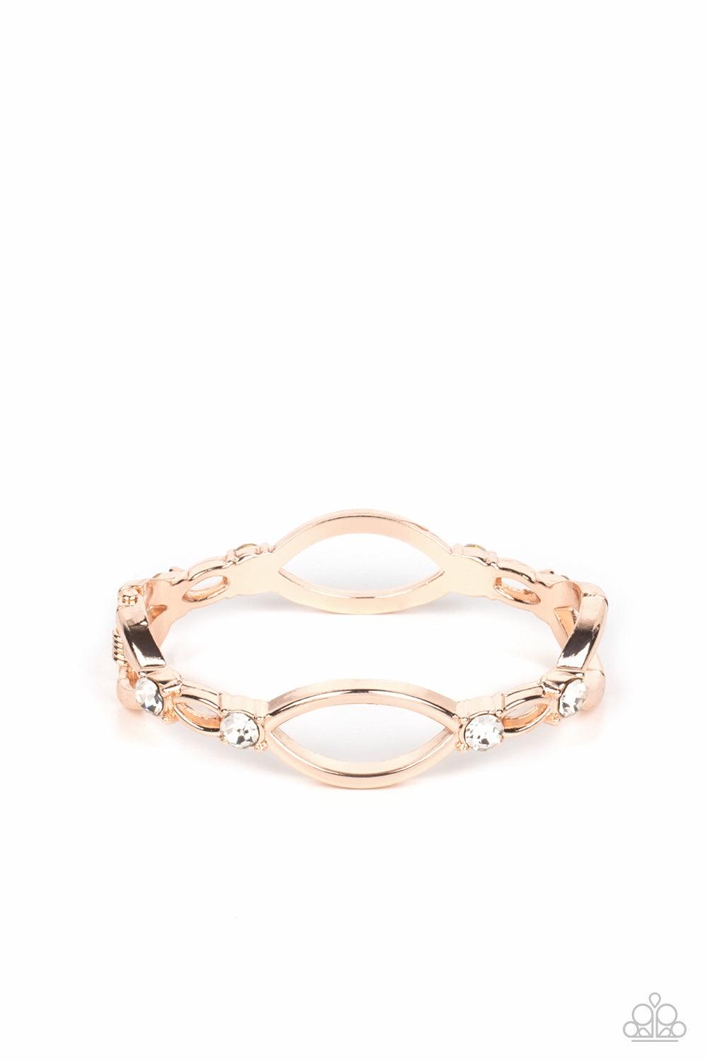 Interwoven Illusion Rose Gold Bracelet - Jewelry by Bretta