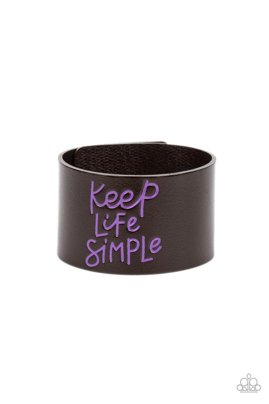 Simply Stunning Purple Wrap Bracelet - Jewelry by Bretta