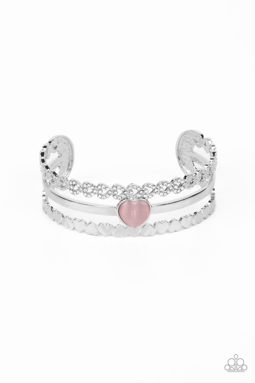 You Win My Heart Pink Cuff Bracelet - Jewelry by Bretta