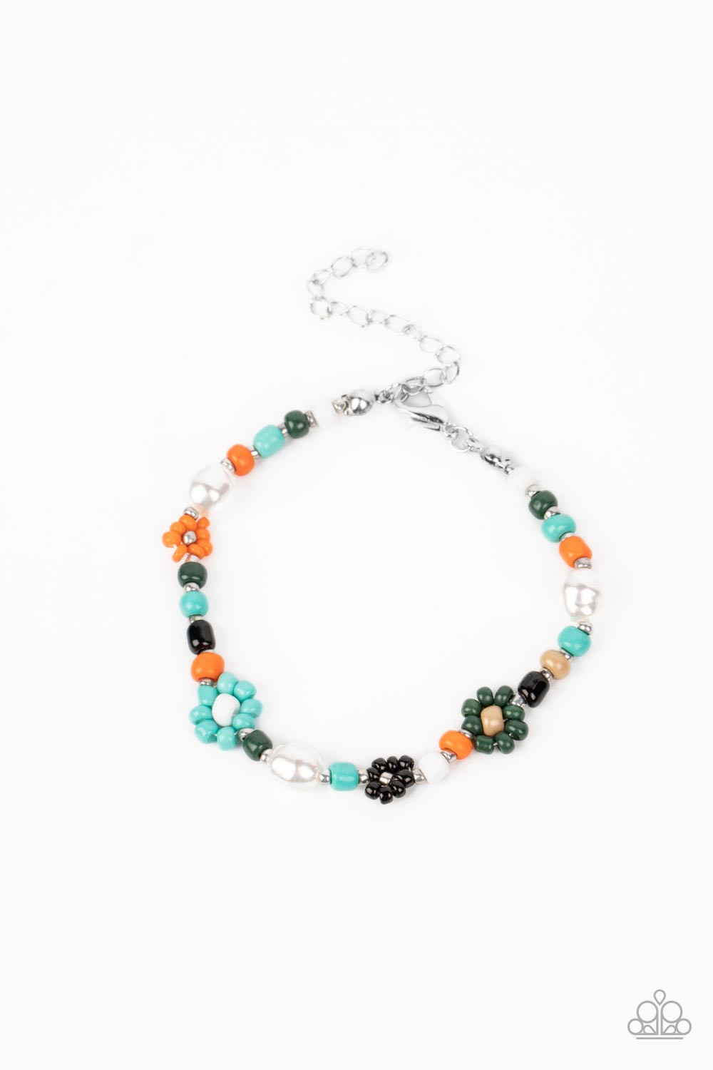 Groovy Gerberas Blue Bracelet - Jewelry by Bretta
