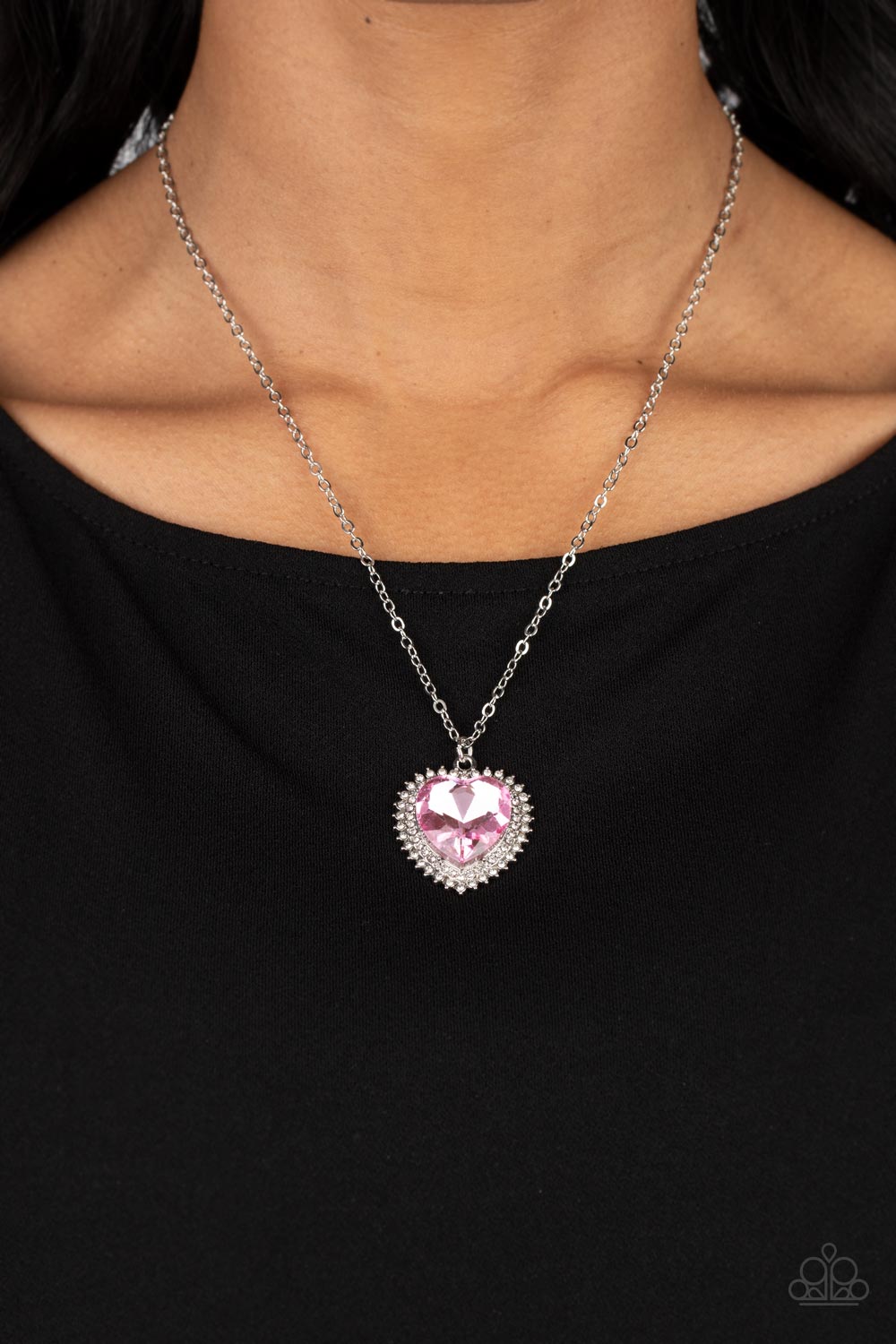 Sweethearts Stroll Pink Necklace - Jewelry by Bretta