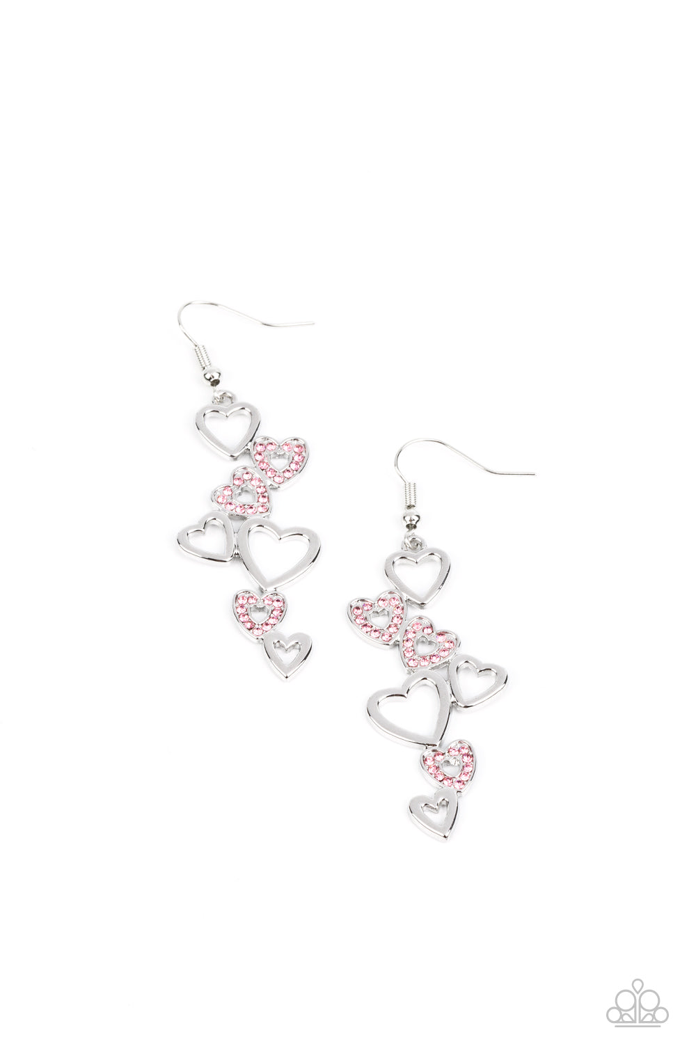 Sweetheart Serenade Pink Earrings - Jewelry by Bretta