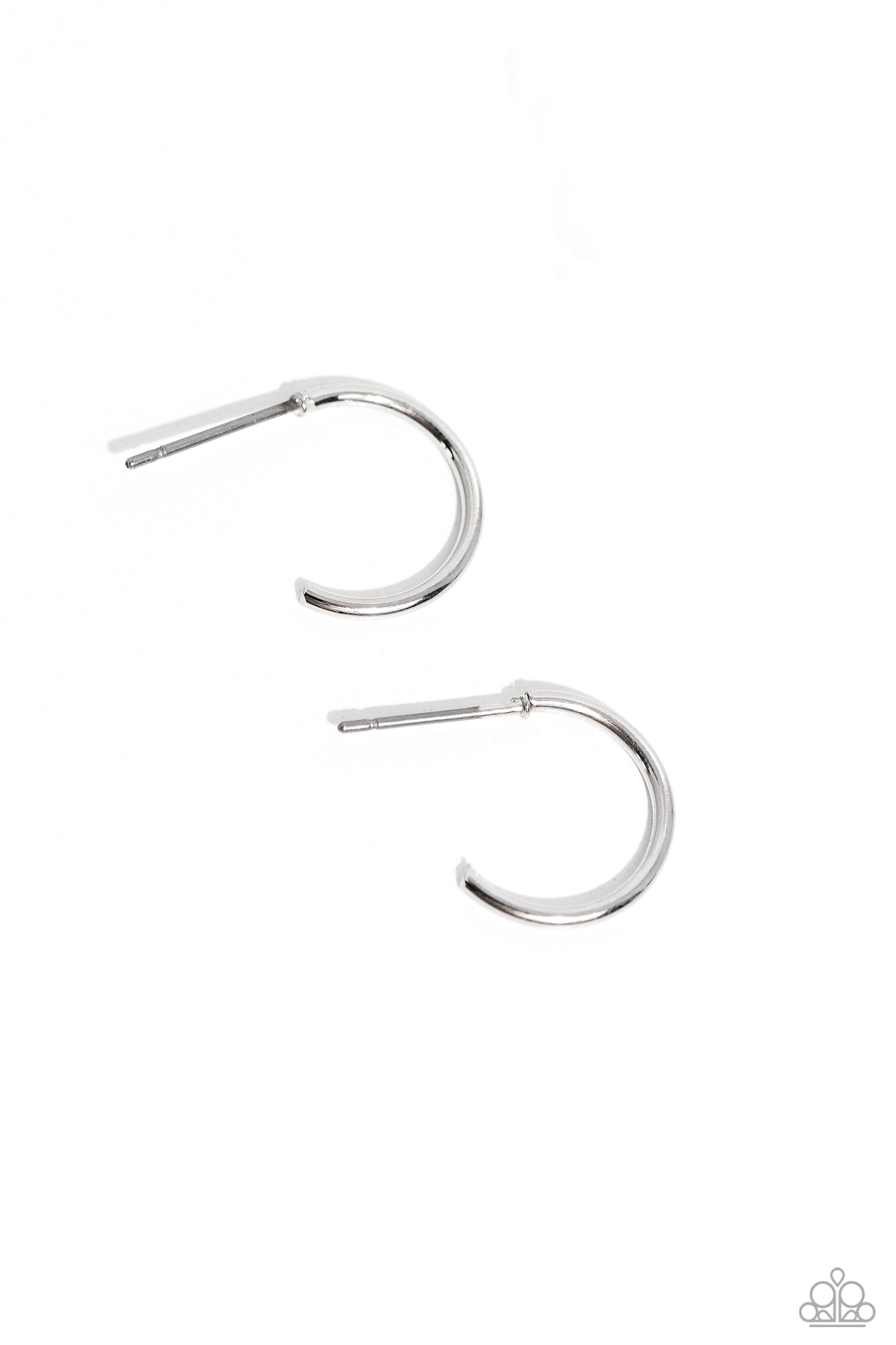 Ultra Upmarket Silver Hoop Earrings - Jewelry by Bretta