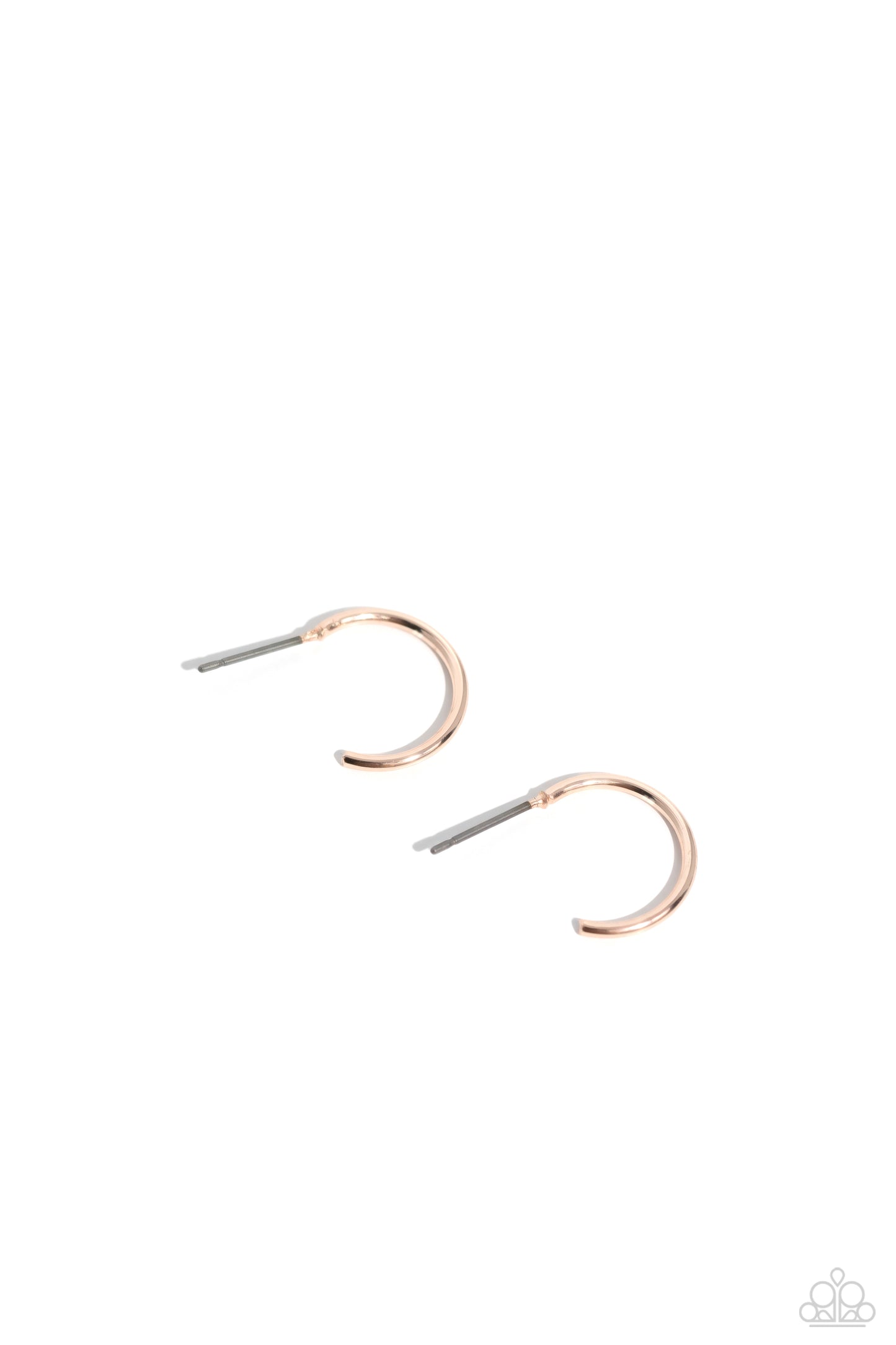 Ultra Upmarket Rose Gold Hoop Earrings - Jewelry by Bretta