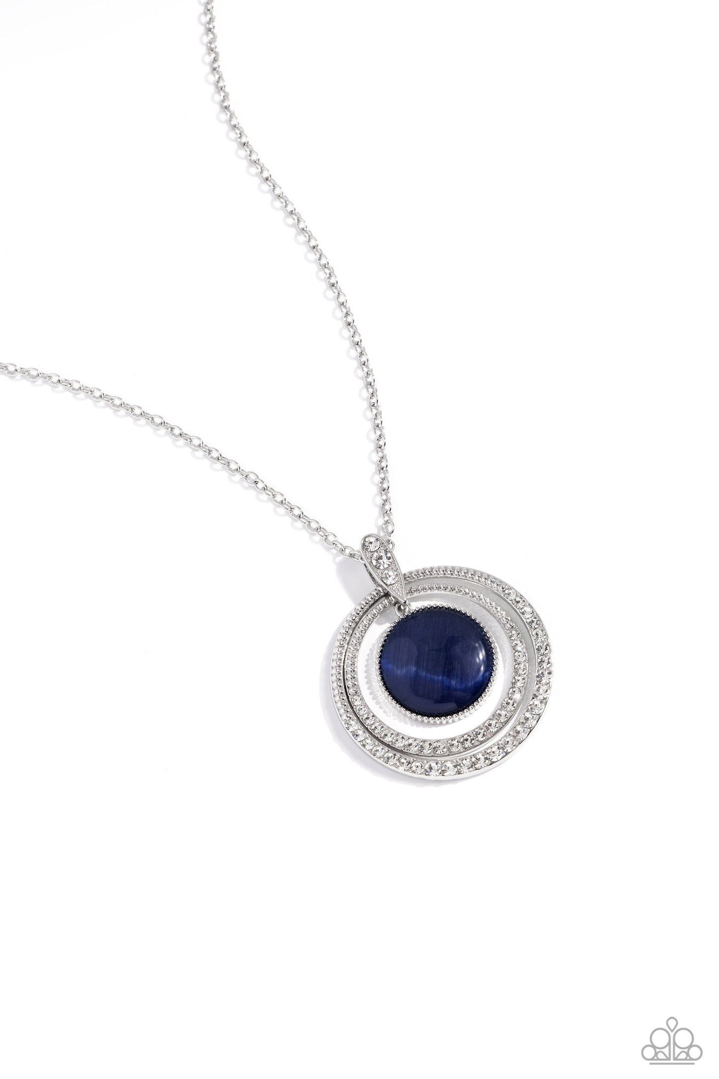 Cats Eye Couture Blue Necklace - Jewelry by Bretta