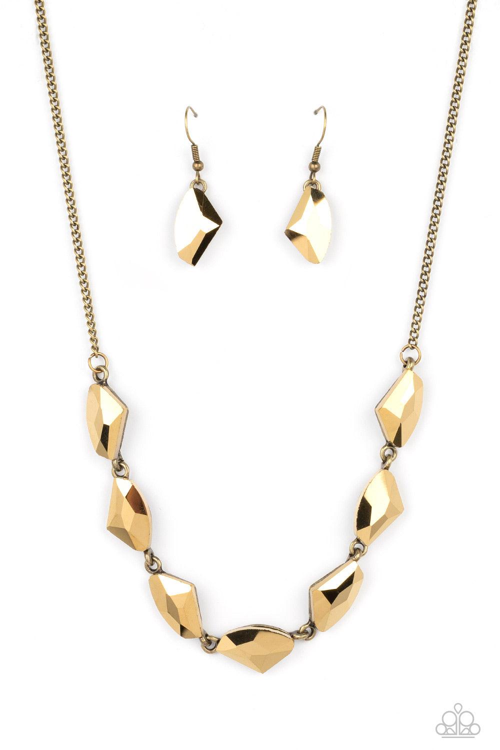 Raw Rapture Brass Necklace - Jewelry by Bretta