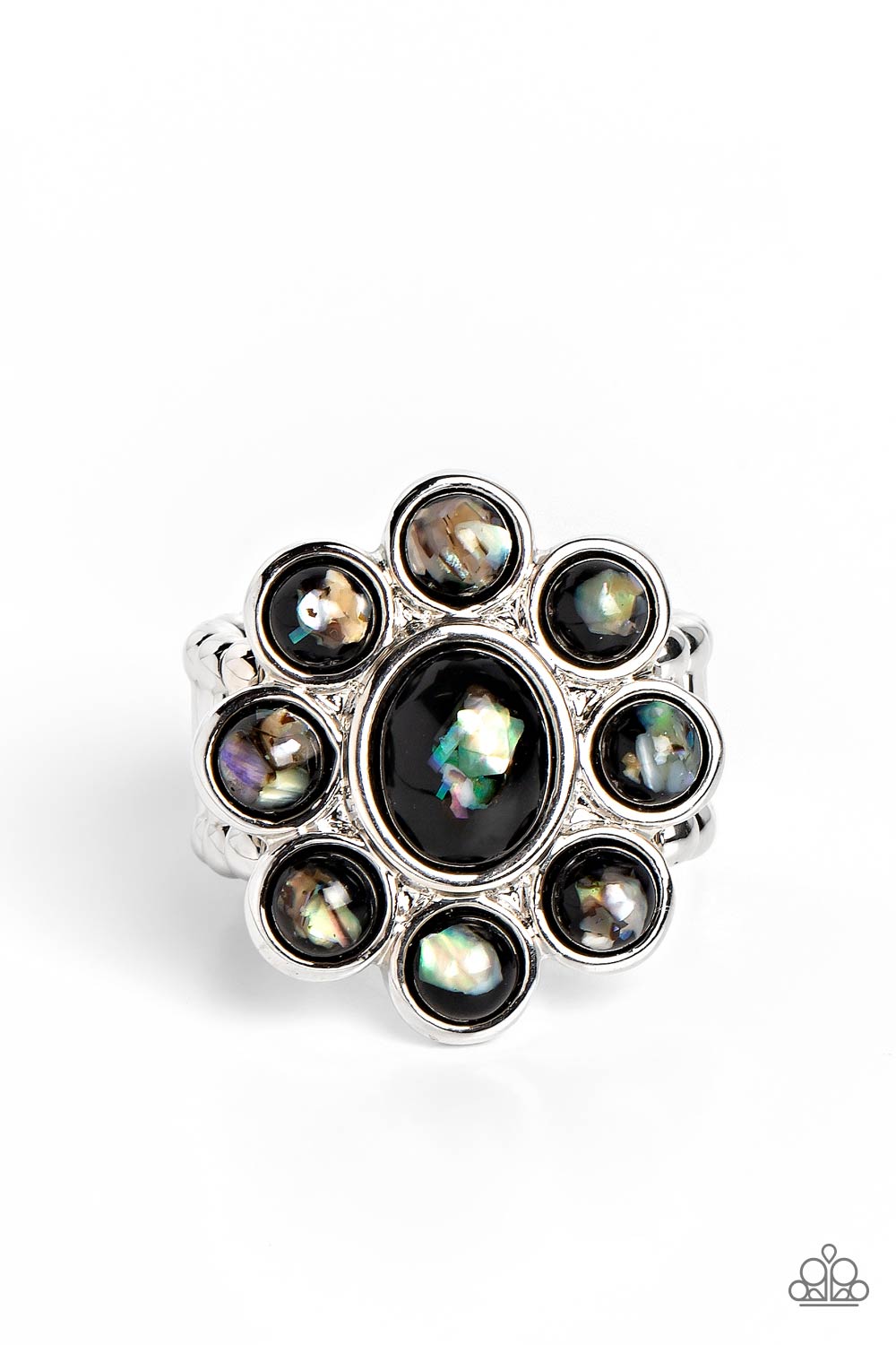 Time to SHELL-ebrate Black Ring - Jewelry by Bretta
