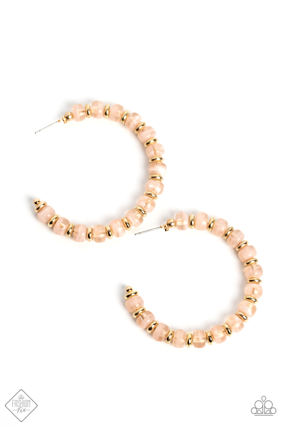 Sunshine SLATE of Mind Gold Hoop Earrings - Jewelry by Bretta