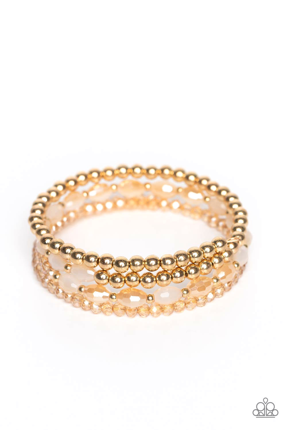 Celestial Chapter Gold Coil Bracelet - Jewelry by Bretta