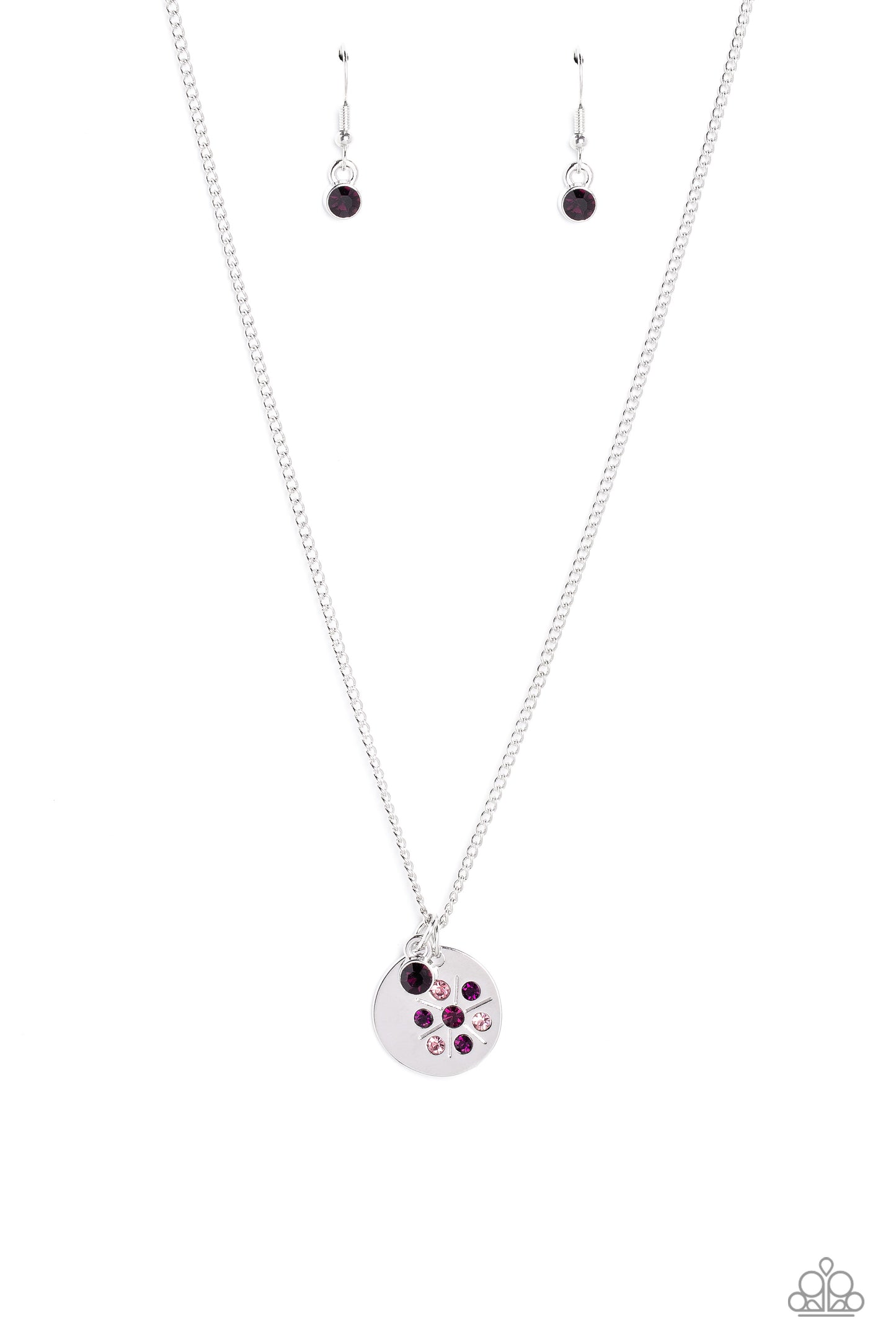 Dandelion Delights Purple Necklace - Jewelry by Bretta