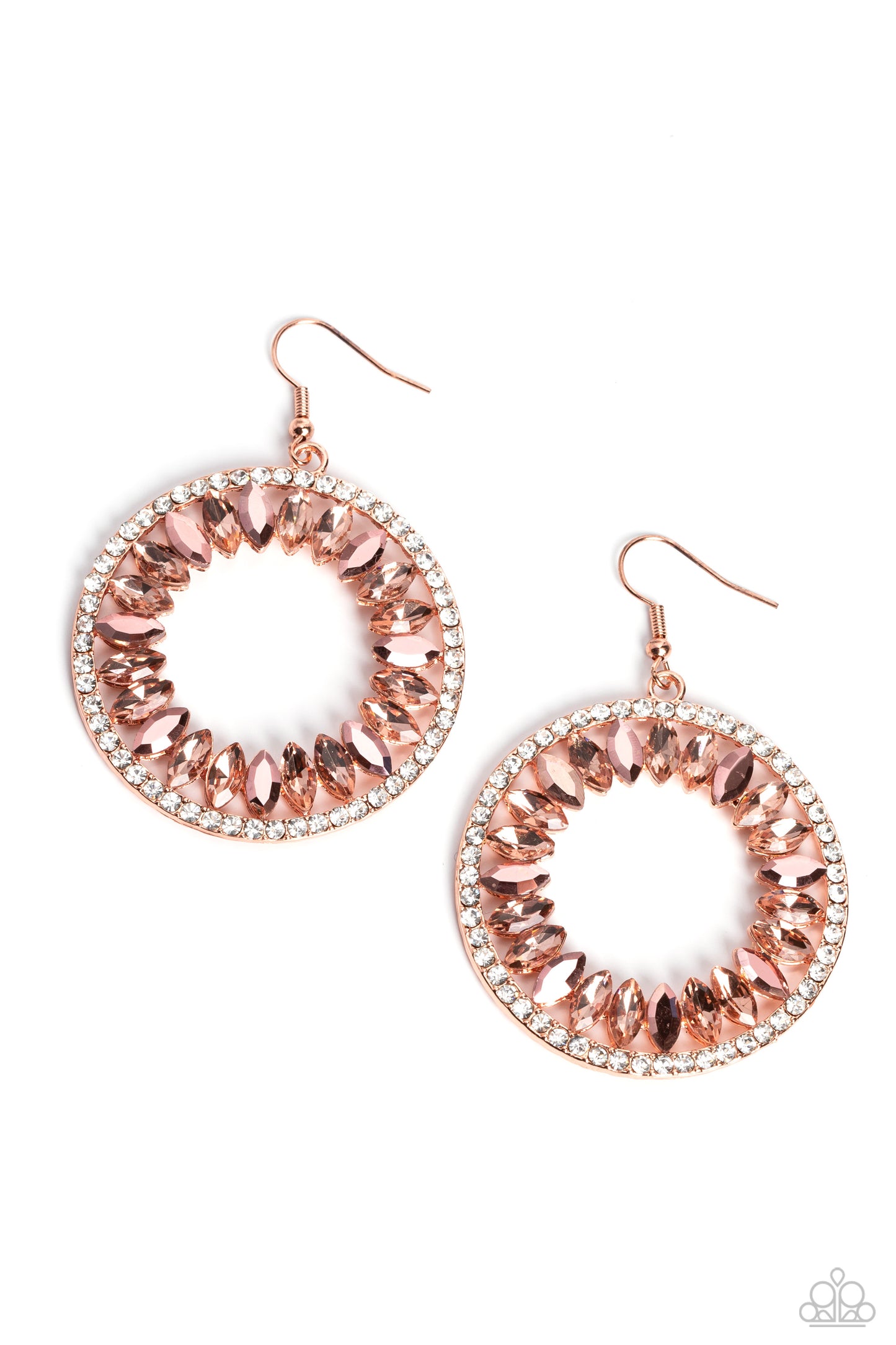 Wall Street Wreaths Copper Earrings - Jewelry by Bretta
