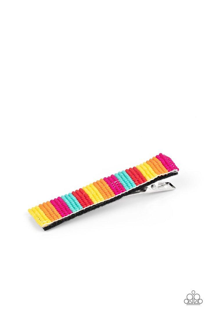 Paparazzi Accessories- All I BEAD Is You - Multi Hair Clip