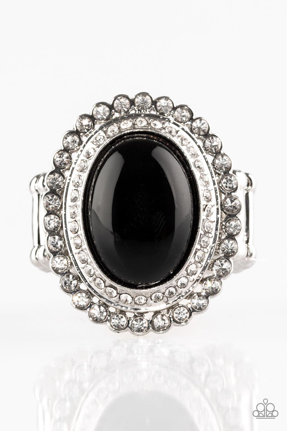 Paparazzi Accessories-Opulently Olympian - Black Ring