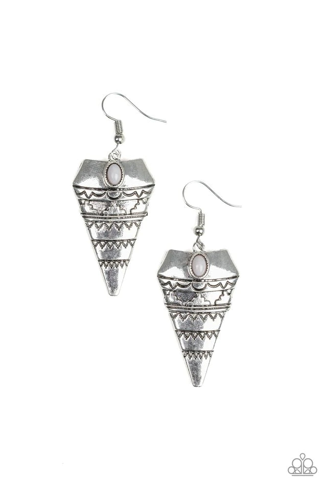 Jurassic Journey Silver Earrings - Jewelry by Bretta