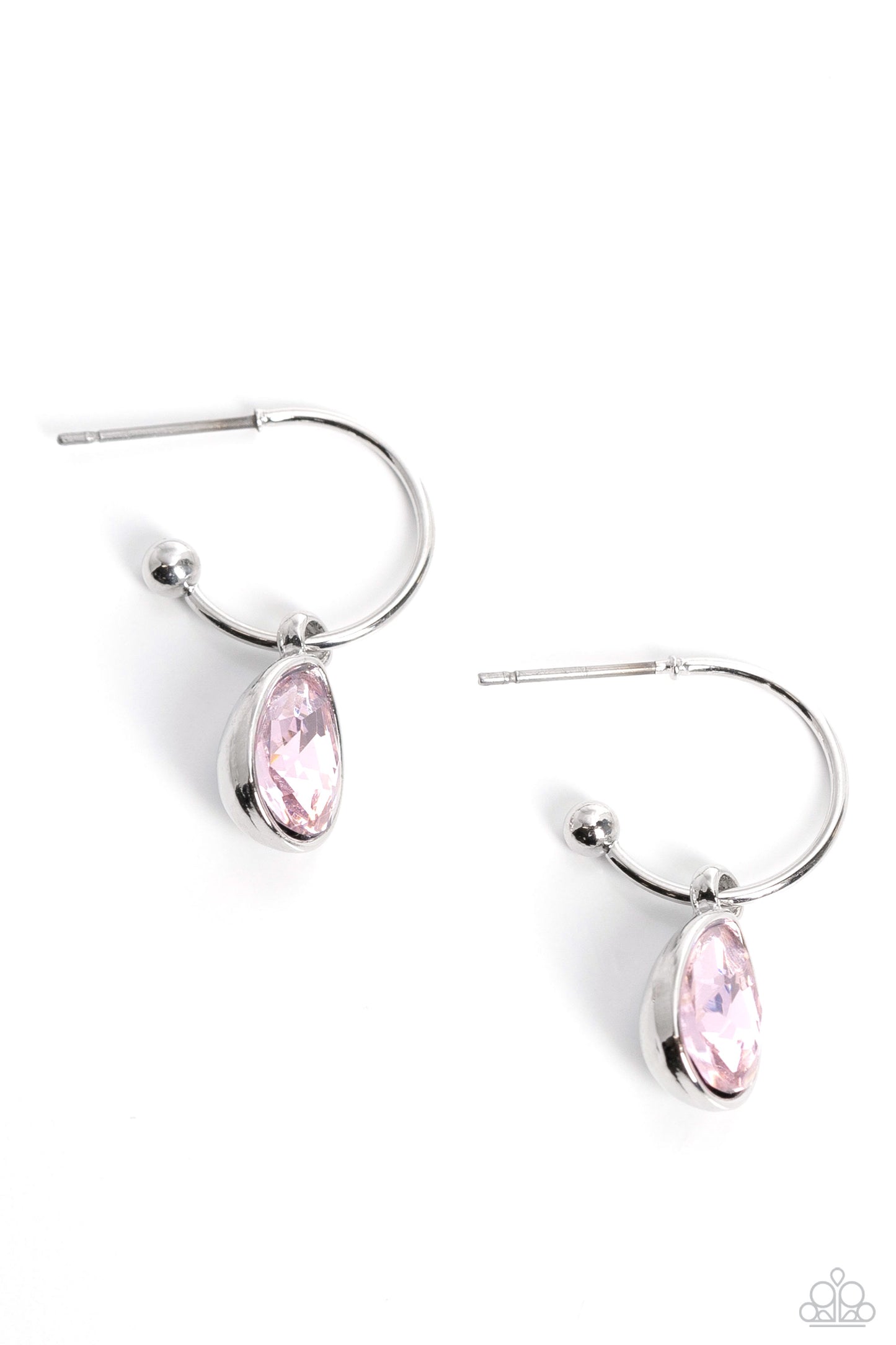 Teardrop Tassel Pink Earrings - Jewelry by Bretta