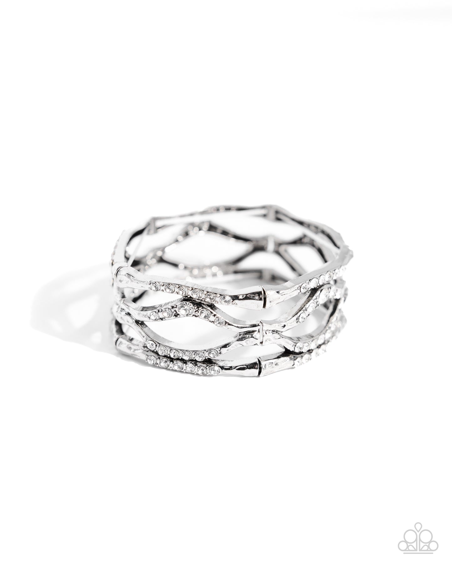 Cross Country White Bracelet - Jewelry by Bretta