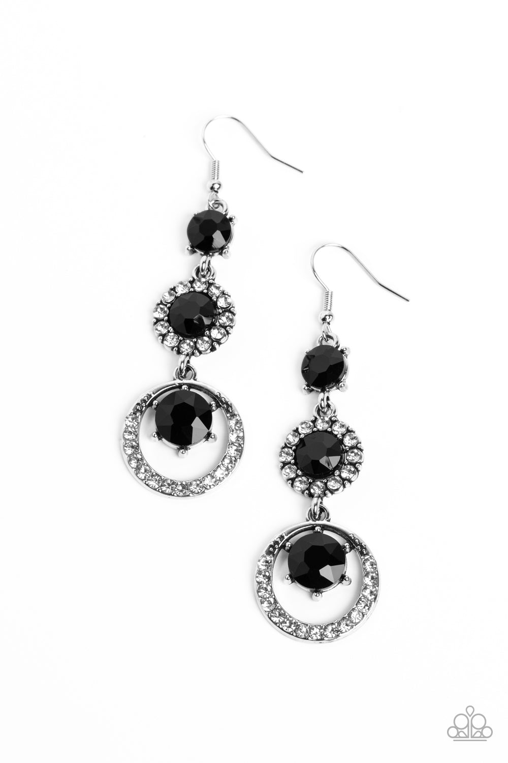 Enchanting Effulgence Black Earrings - Jewelry by Bretta