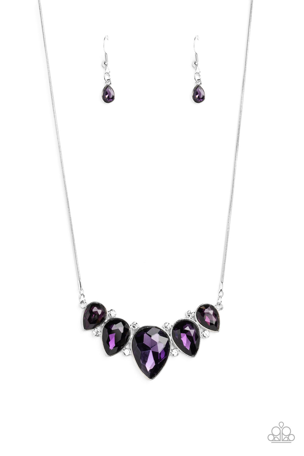 Regally Refined Purple Necklace - Jewelry by Bretta