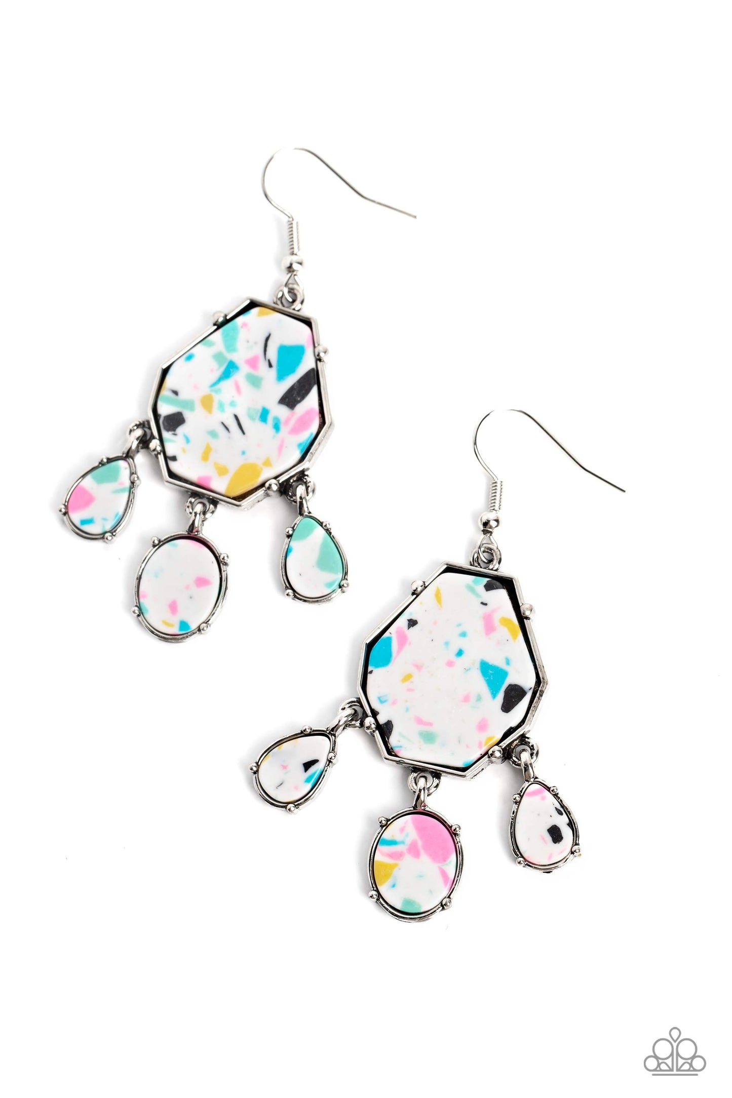 Organic Optimism White Earrings - Jewelry by Bretta