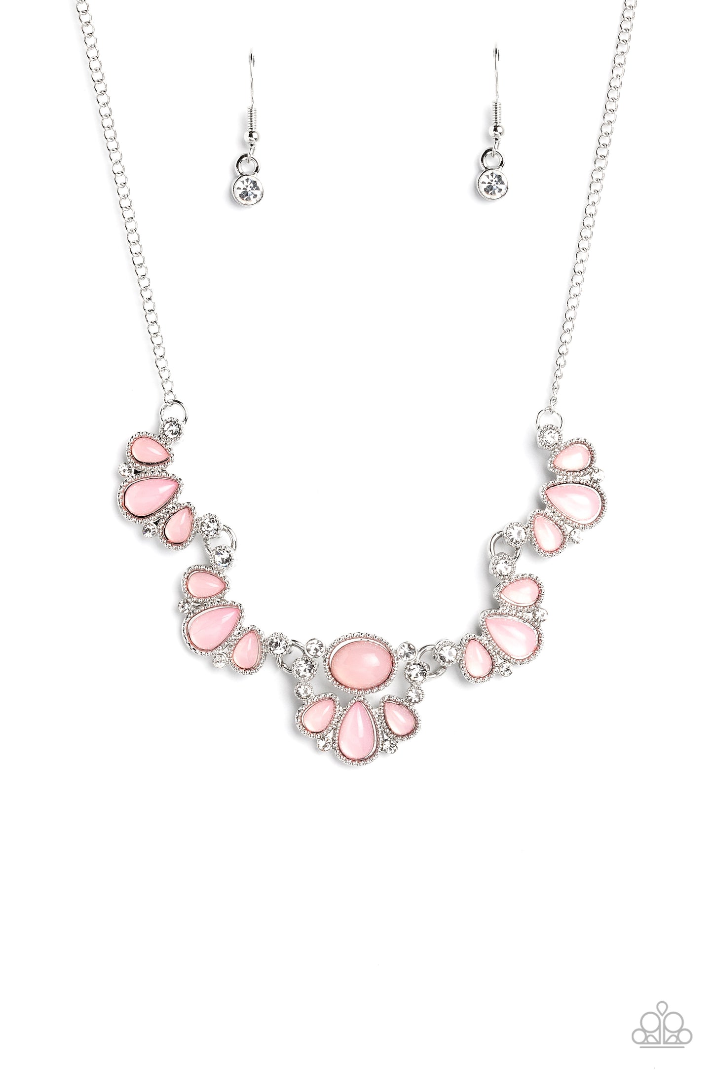 Dancing Dimension Pink Necklace - Jewelry by Bretta