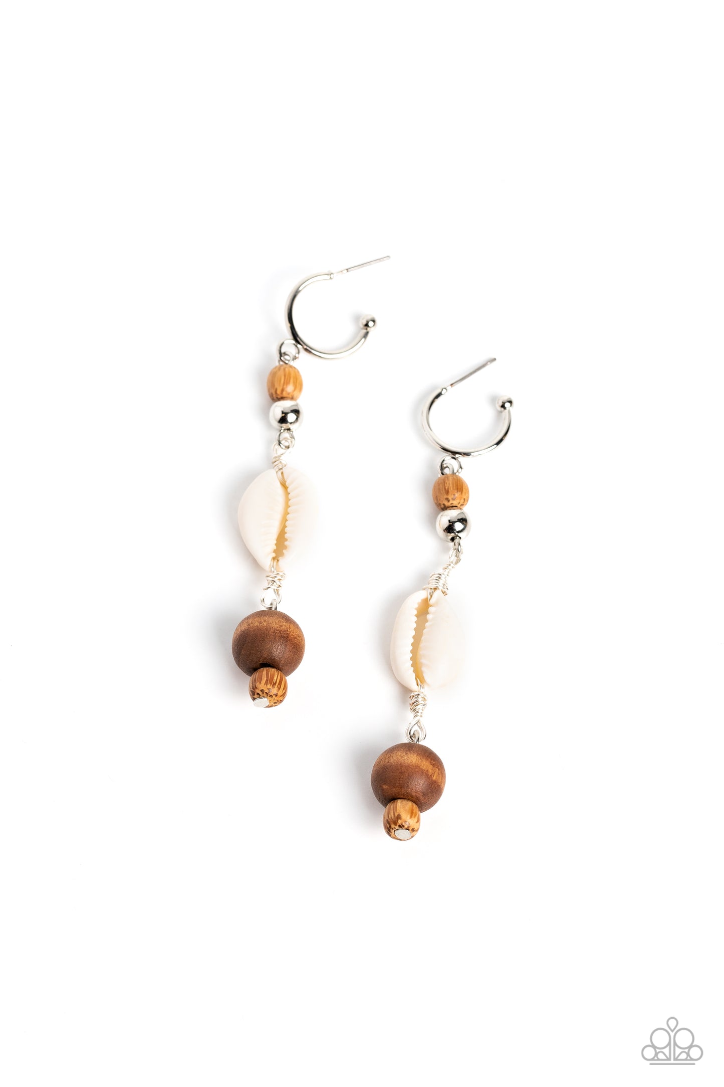 Coastal Cowabunga Brown Earrings - Jewelry by Bretta