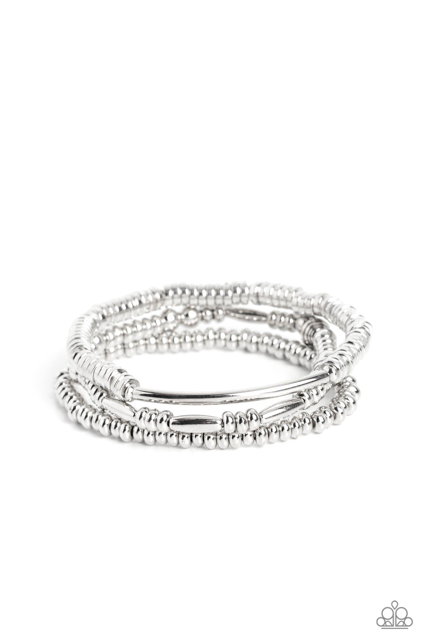 Monochromatic Medley Silver Bracelets - Jewelry by Bretta