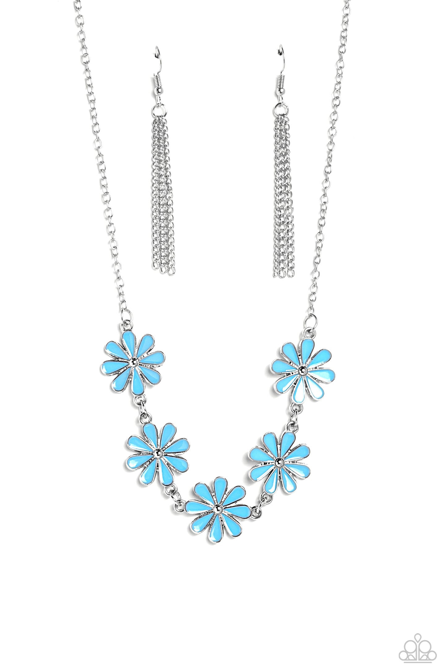 Flora Fantasy Blue Necklace - Jewelry by Bretta