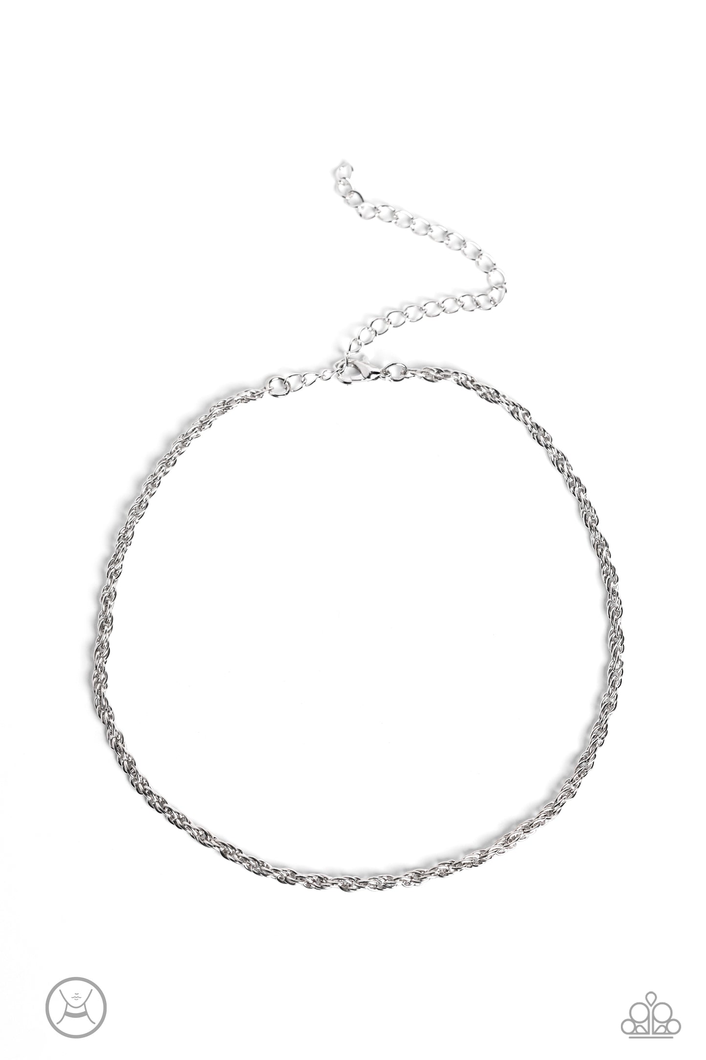 Glimmer of ROPE Silver Necklace - Jewelry by Bretta