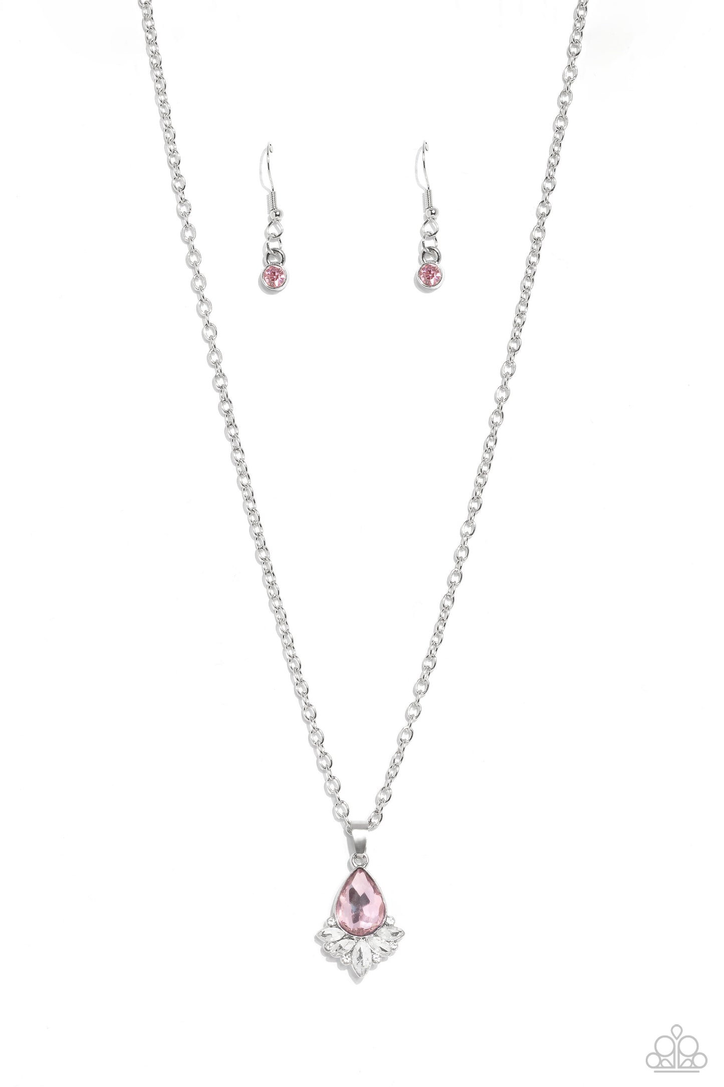 Fancy Fringe Pink Necklace - Jewelry by Bretta