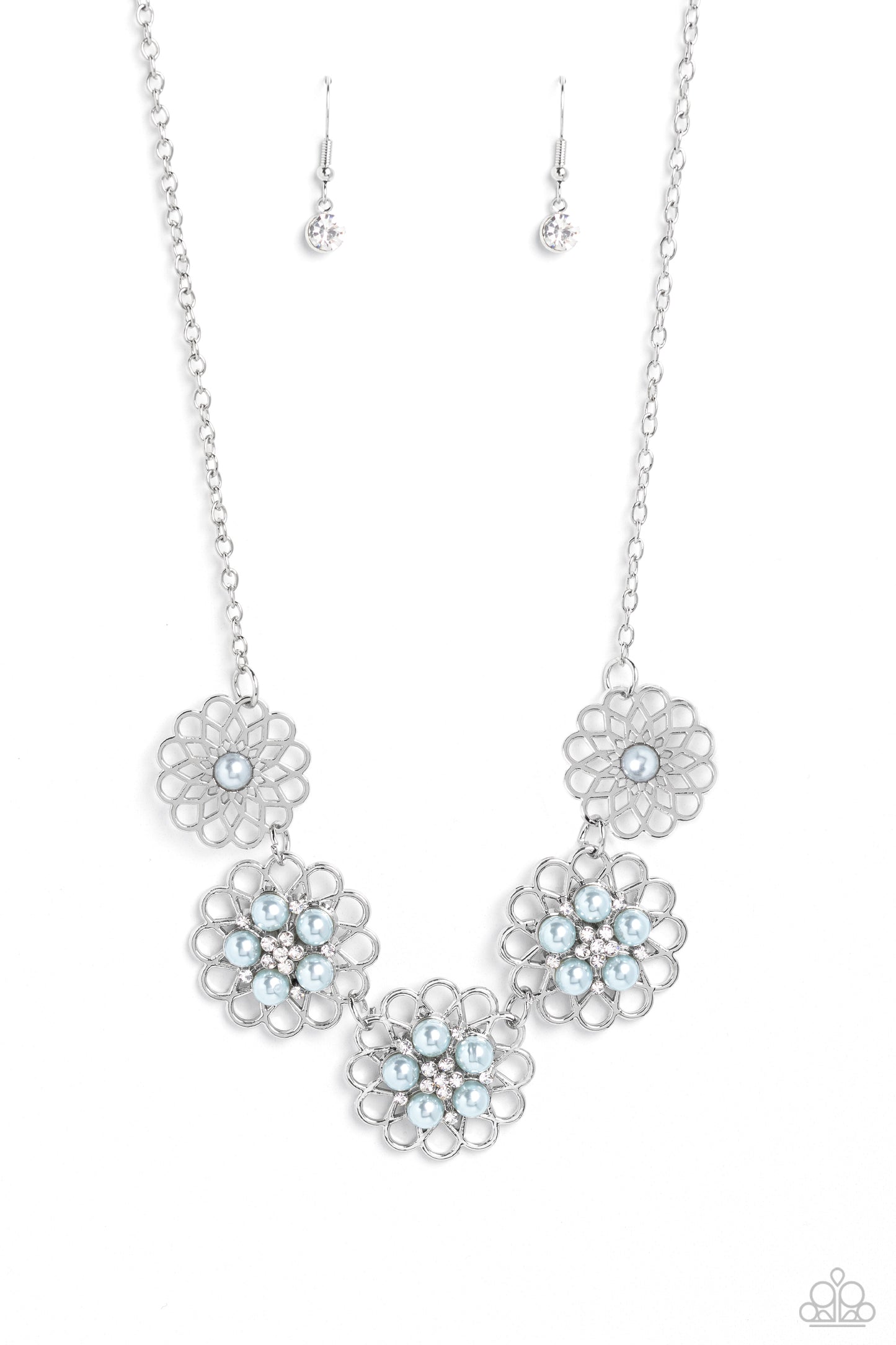 Mandala Mosaic Blue Necklace - Jewelry by Bretta