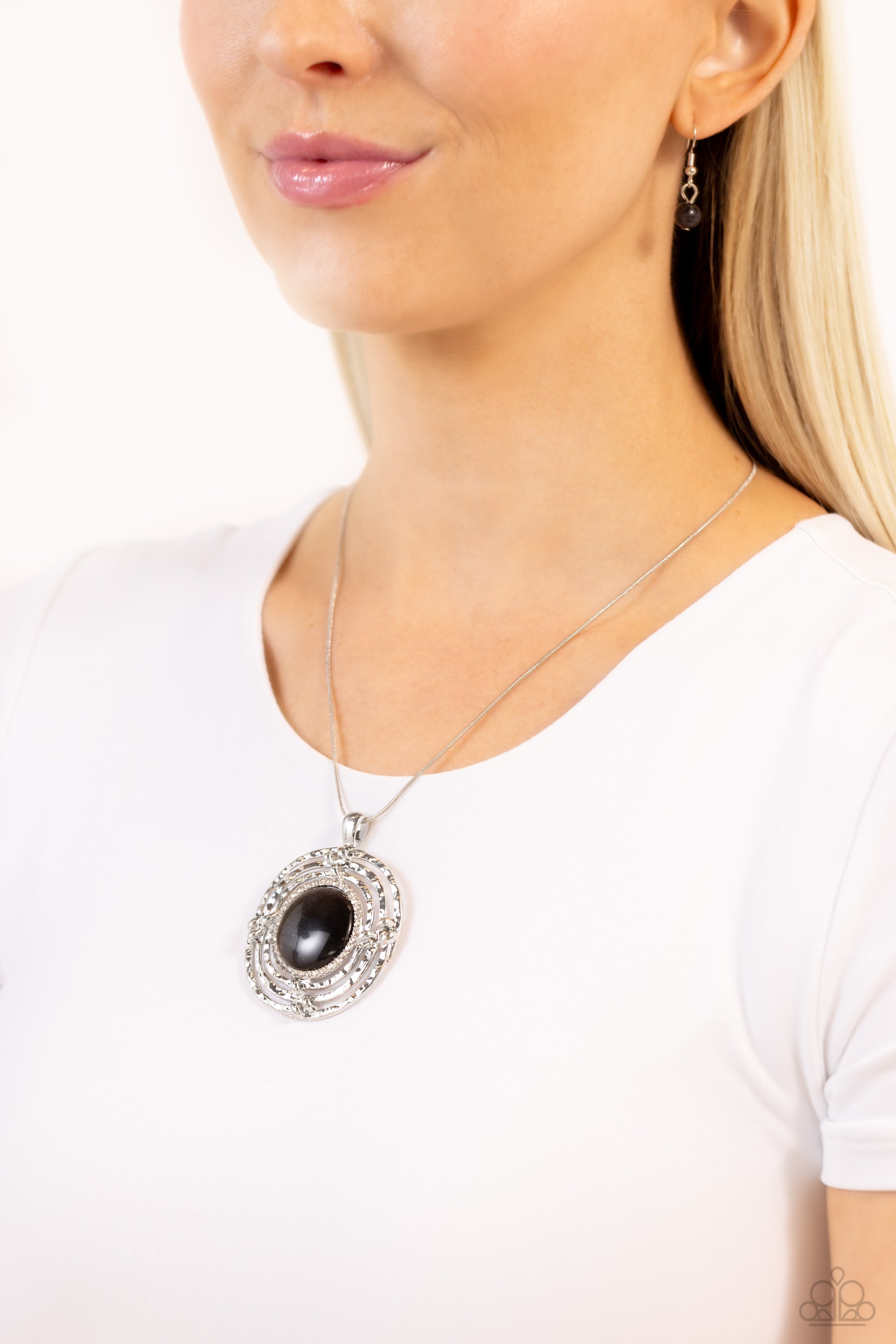 Maze Stunner Black Necklace - Jewelry by Bretta