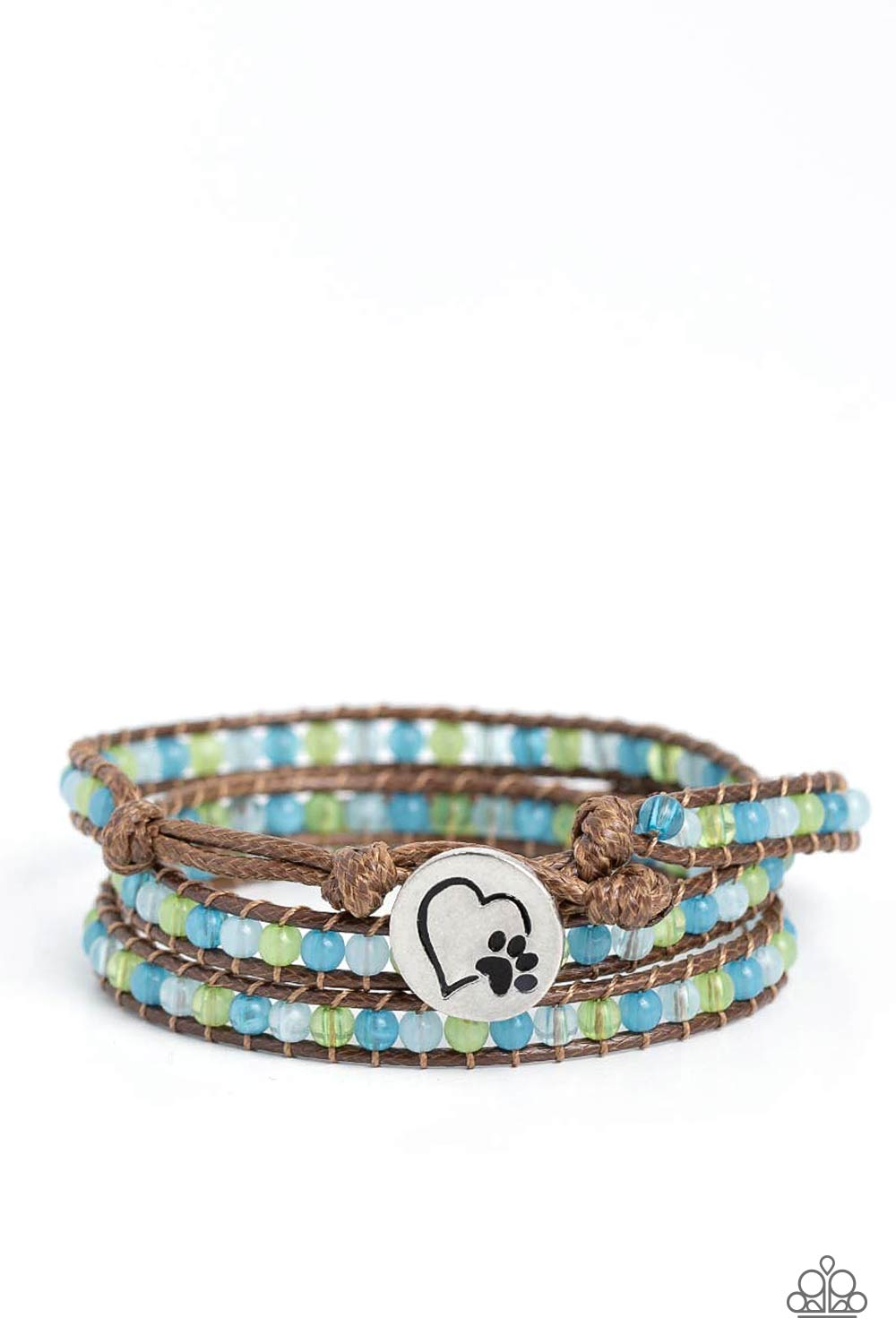PAW-sitive Thinking Blue Bracelet - Jewelry by Bretta