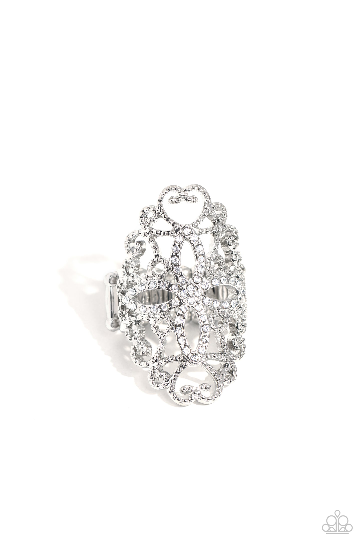 Fabulous Filigree White Ring - Jewelry by Bretta