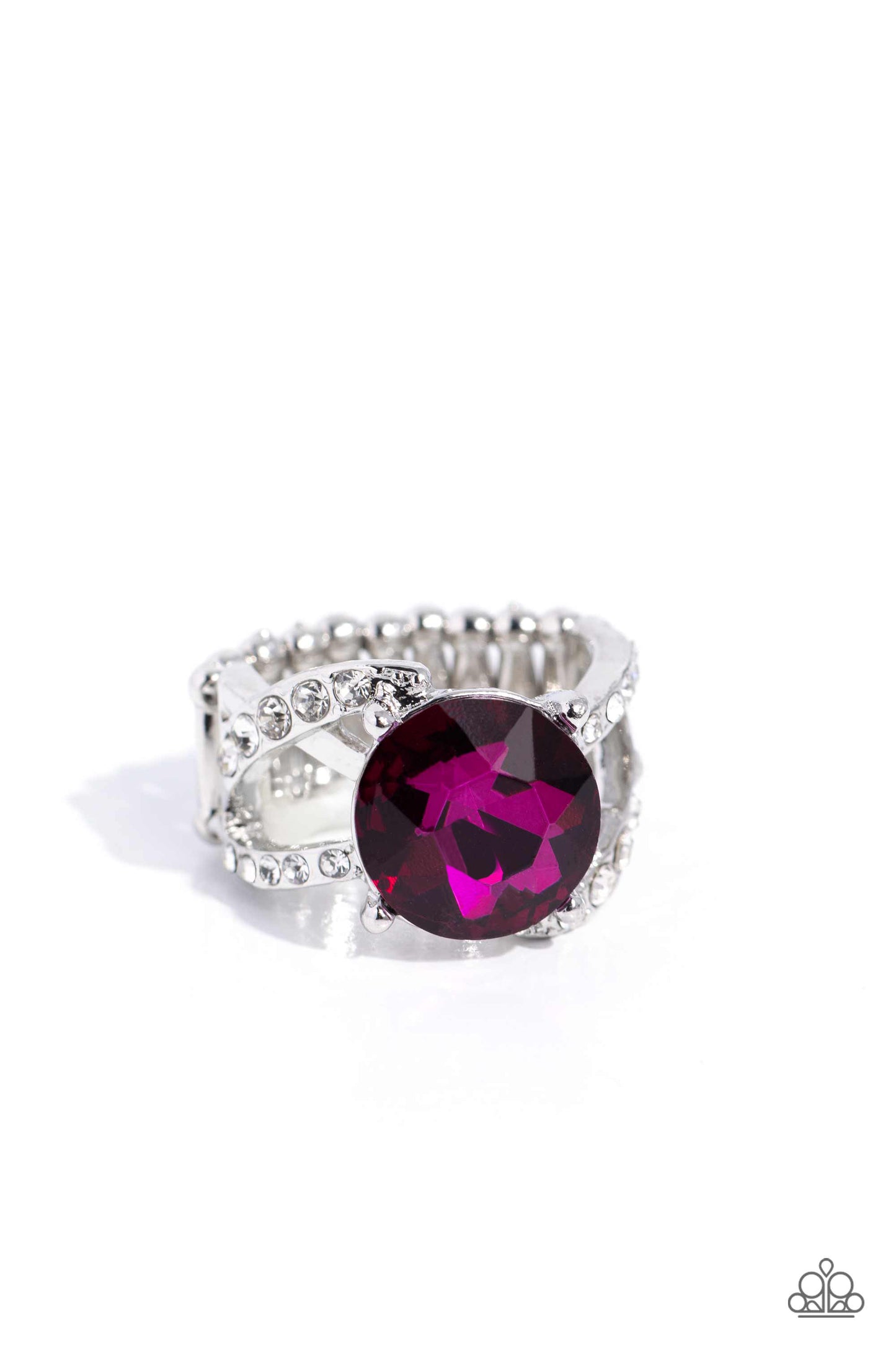 Scintillating Swirl Pink Ring - Jewelry by Bretta