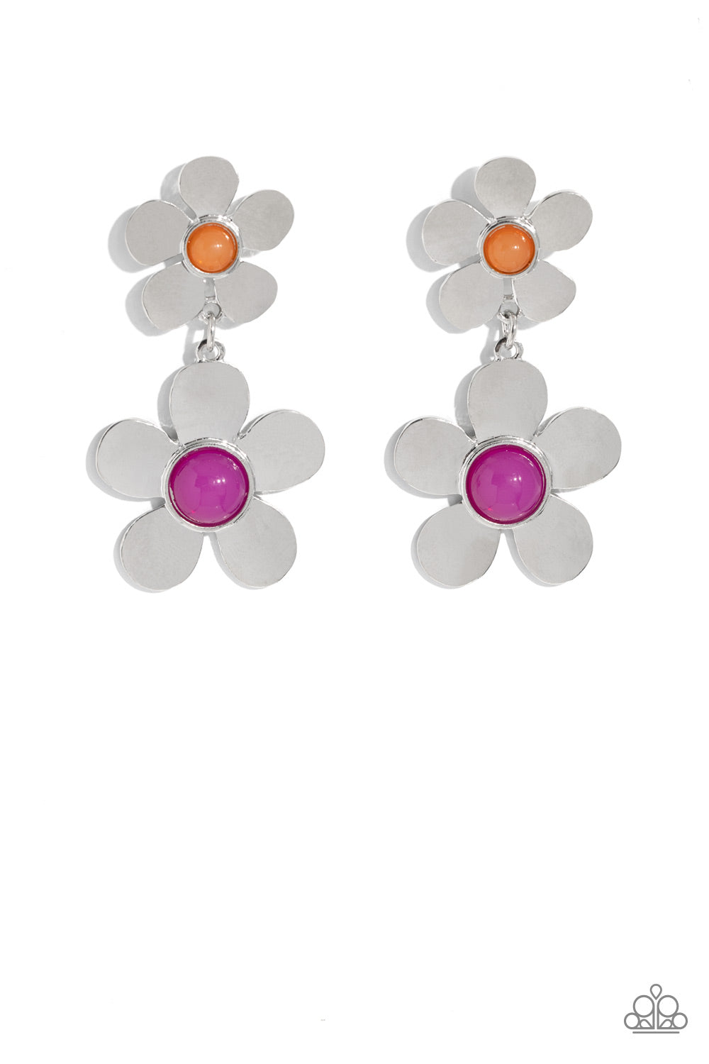 Fashionable Florals Pink Earrings - Jewelry by Bretta