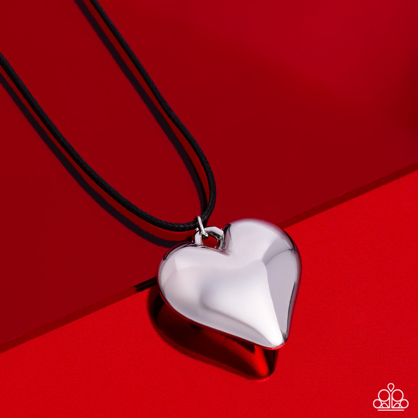 CORDED Love Black Necklace - Jewelry by Bretta