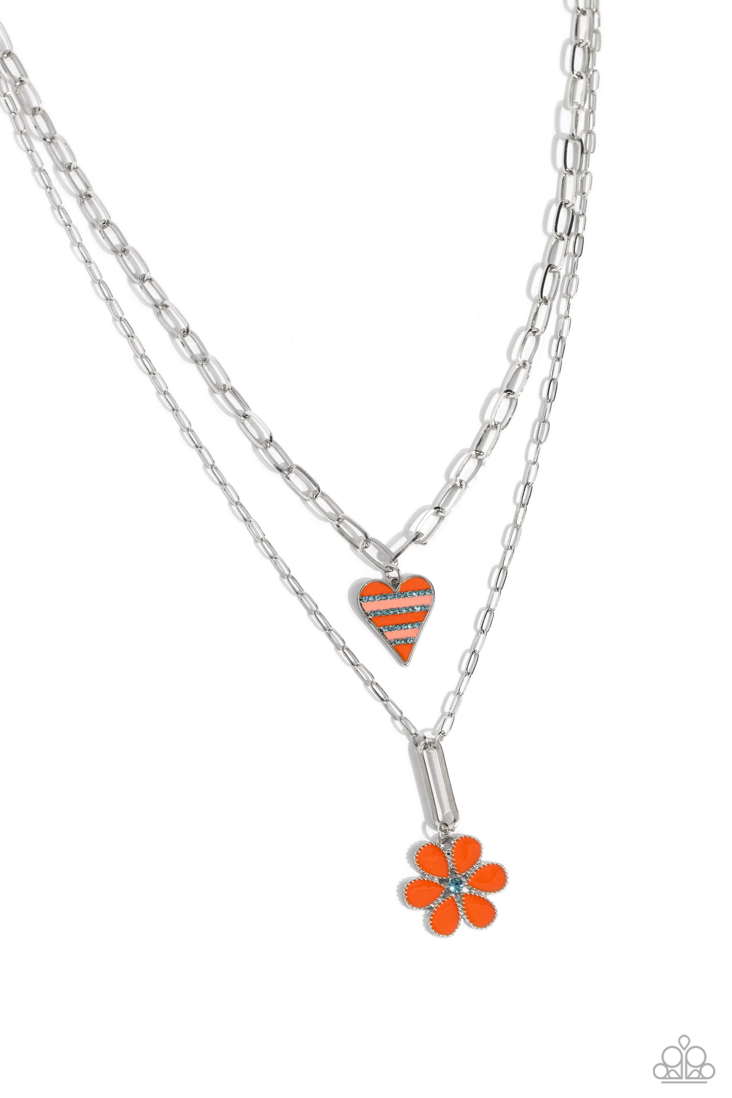 Childhood Charms Orange Necklace - Jewelry by Bretta