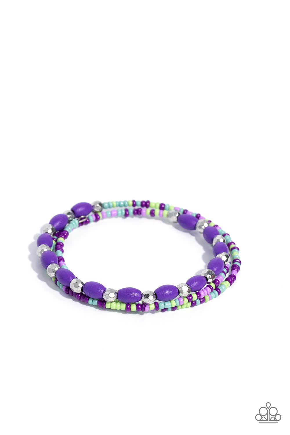 For WOOD Measure Purple Bracelets - Jewelry by Bretta