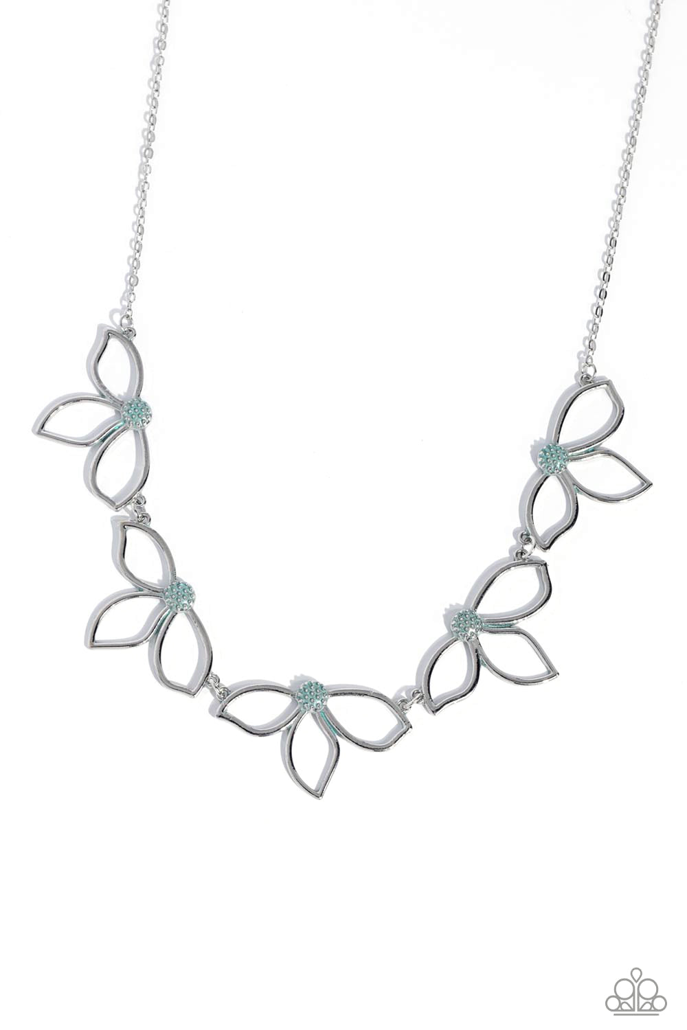 Petal Pageantry Blue Necklace - Jewelry by Bretta