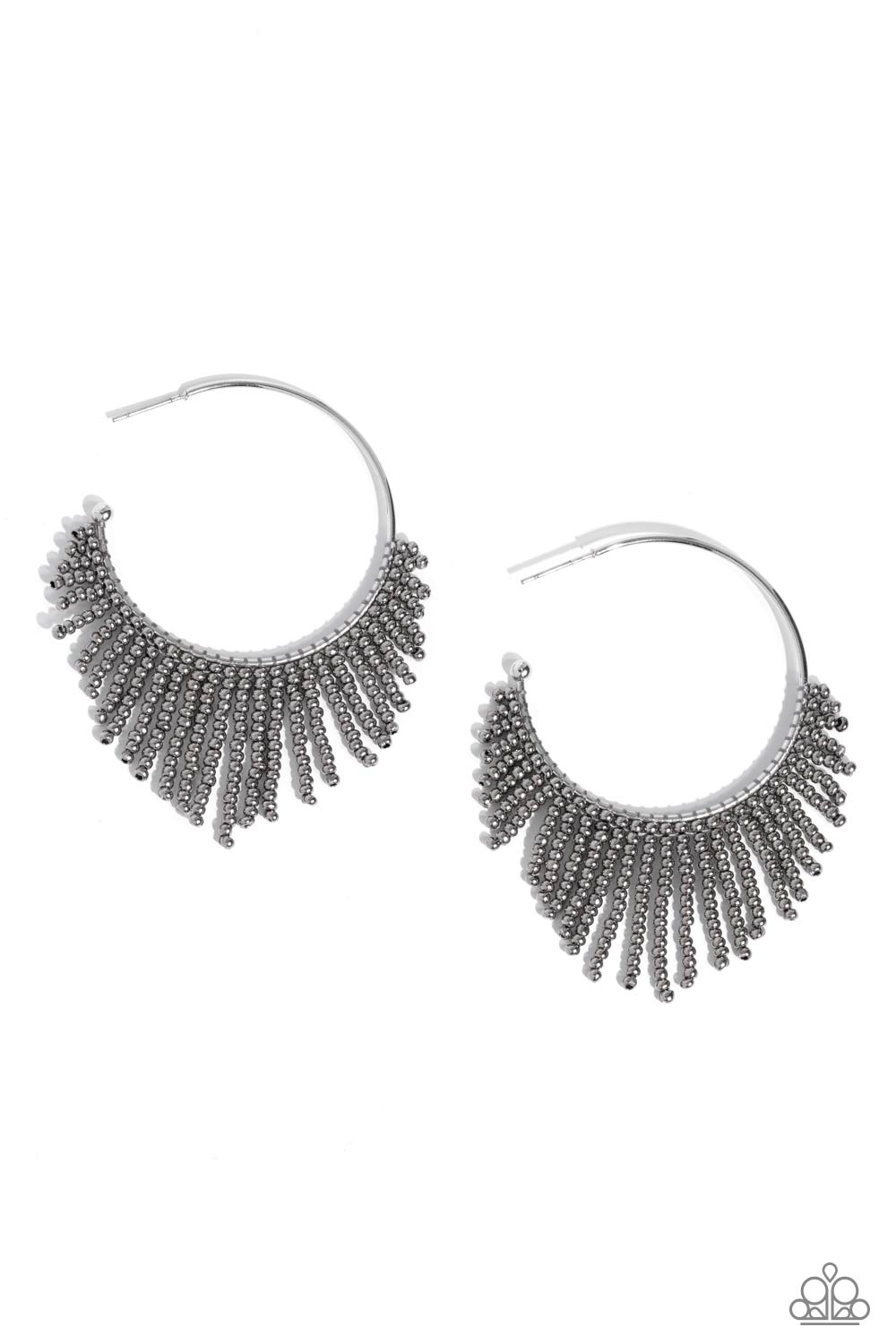 Tailored Tassel Silver Earrings - Jewelry by Bretta