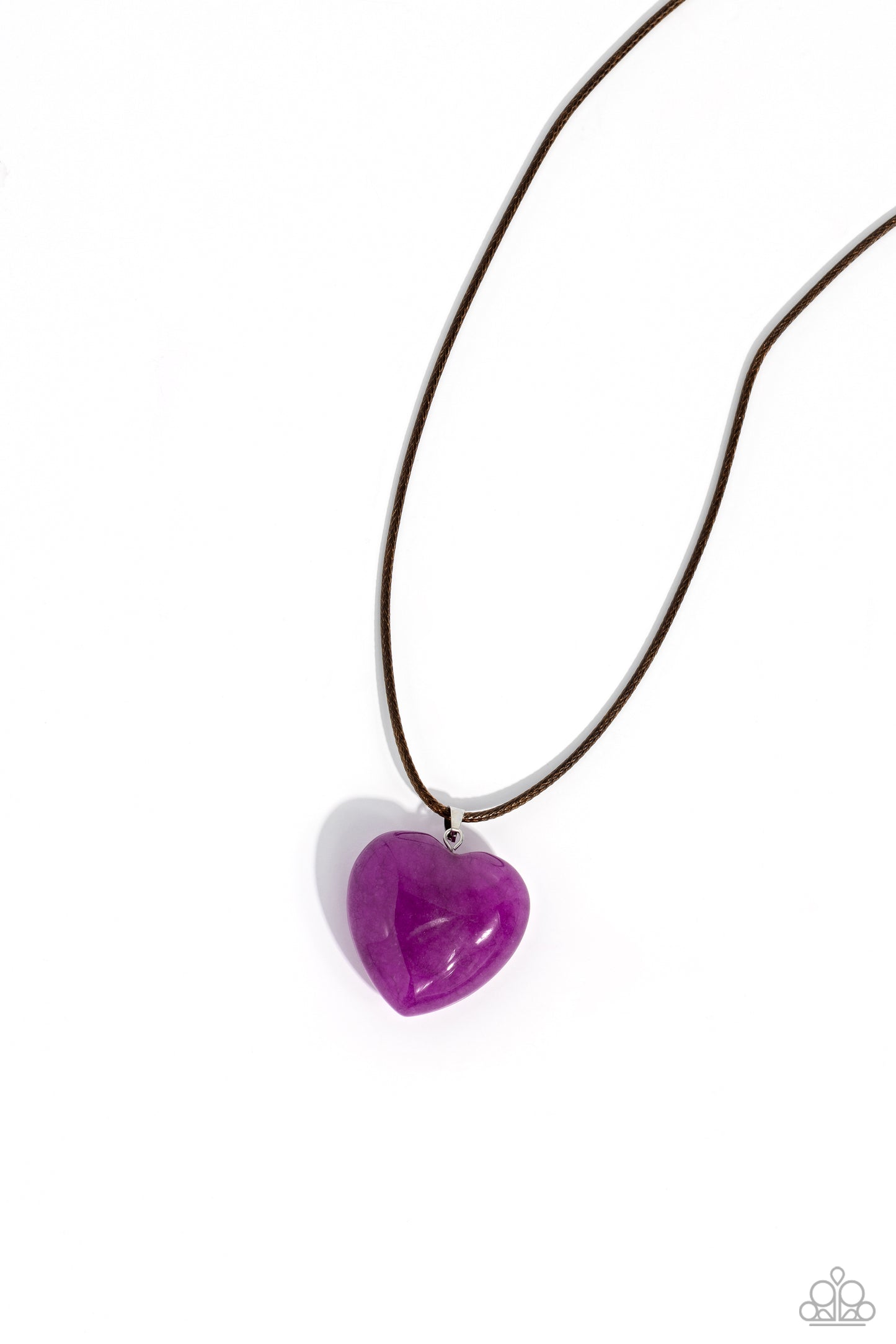 Serene Sweetheart Purple Necklace - Jewelry by Bretta