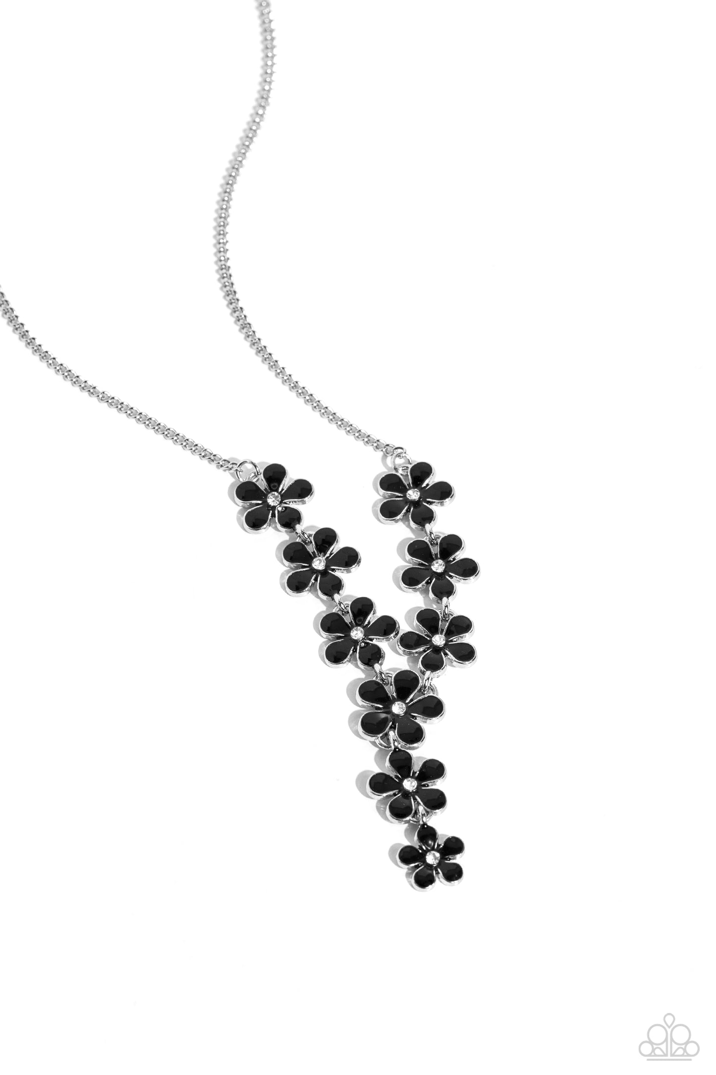 Flowering Feature Black Necklace - Jewelry by Bretta