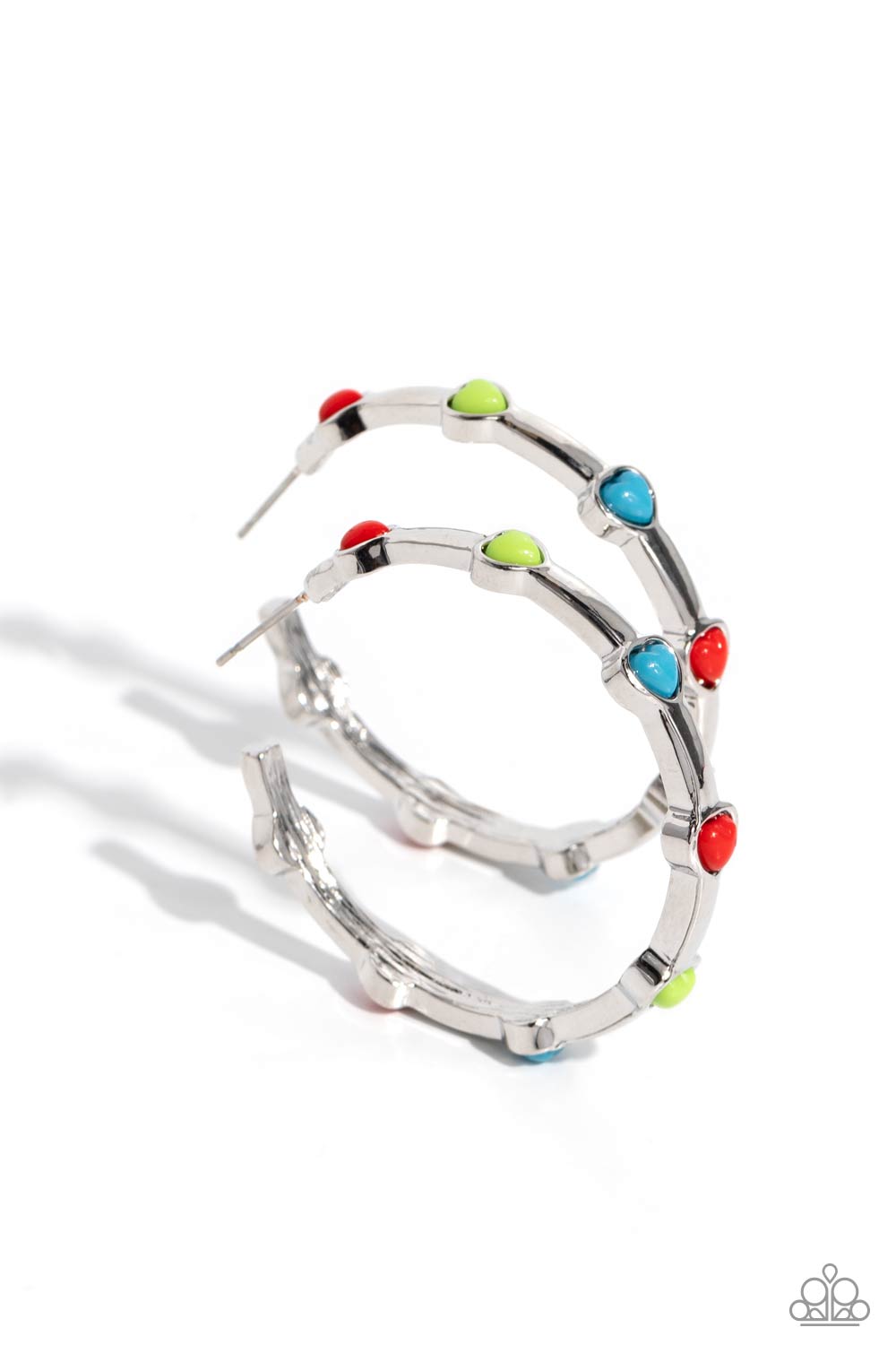 Affectionate Actress Red Hoop Earrings - Jewelry by Bretta